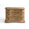 Cómoda Envejecida de Madera con Diseño Curvado - Imagen 2