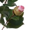 Tallo de Camelia Artificial Rosa con Capullos - Imagen 4