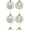 Bola Navideña Cristal/Decoración Natural