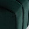 Banco Tapizado en Terciopelo Verde para Pie de Cama - Imagen 4