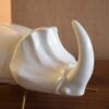 Figura Escarabajo en Cerámica Blanca - Imagen 3