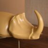 Figura de Escarabajo en Cerámica Mostaza - Imagen 3