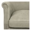 Sillón en Tela Beige con Detalles de Tachuelas - Imagen 3