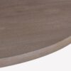 Mesa de Comedor Redonda en Madera Natural con Pie Metálico - Imagen 2