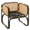 Sillón con Rejilla de Ratán y Estructura de Bambú - Imagen 6