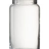 Recipiente de Cristal Transparente con Tapa