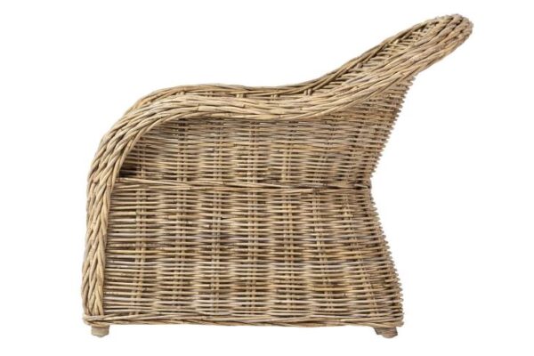 Sillón de Ratán Natural con Cojín - Imagen 3