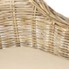 Sillón de Ratán Natural con Cojín - Imagen 6