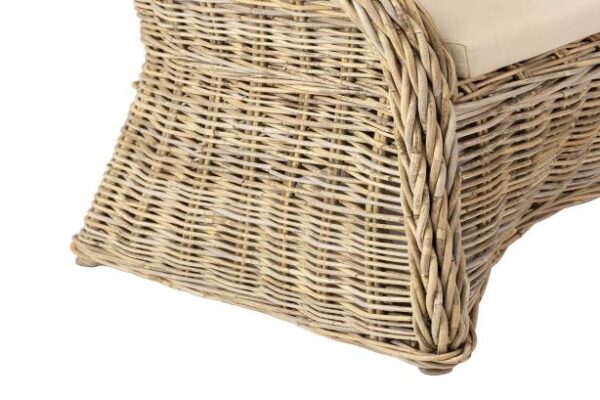 Sillón de Ratán Natural con Cojín - Imagen 7