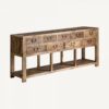 Consola de Madera Reciclada con Ocho Cajones - Imagen 2