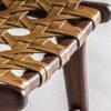 Silla de Madera y Cuero Trenzado - Imagen 5
