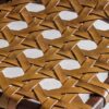 Silla de Madera y Cuero Trenzado - Imagen 7
