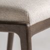 Silla de Fresno Oscuro con Asiento y Respaldo Tapizado - Imagen 5
