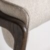Silla de Fresno Oscuro con Asiento y Respaldo Tapizado - Imagen 6