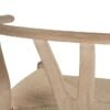 Silla de Madera Natural Grisáceo y Asiento Trenzado - Imagen 5