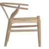 Silla de Madera Natural Grisáceo y Asiento Trenzado - Imagen 3