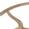 Silla de Madera Natural Grisáceo y Asiento Trenzado - Imagen 4