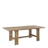 Mesa de Comedor Rectangular en Roble Natural Claro de 220 cm