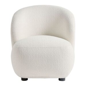 Sillón Tapizado en Bouclé Beige